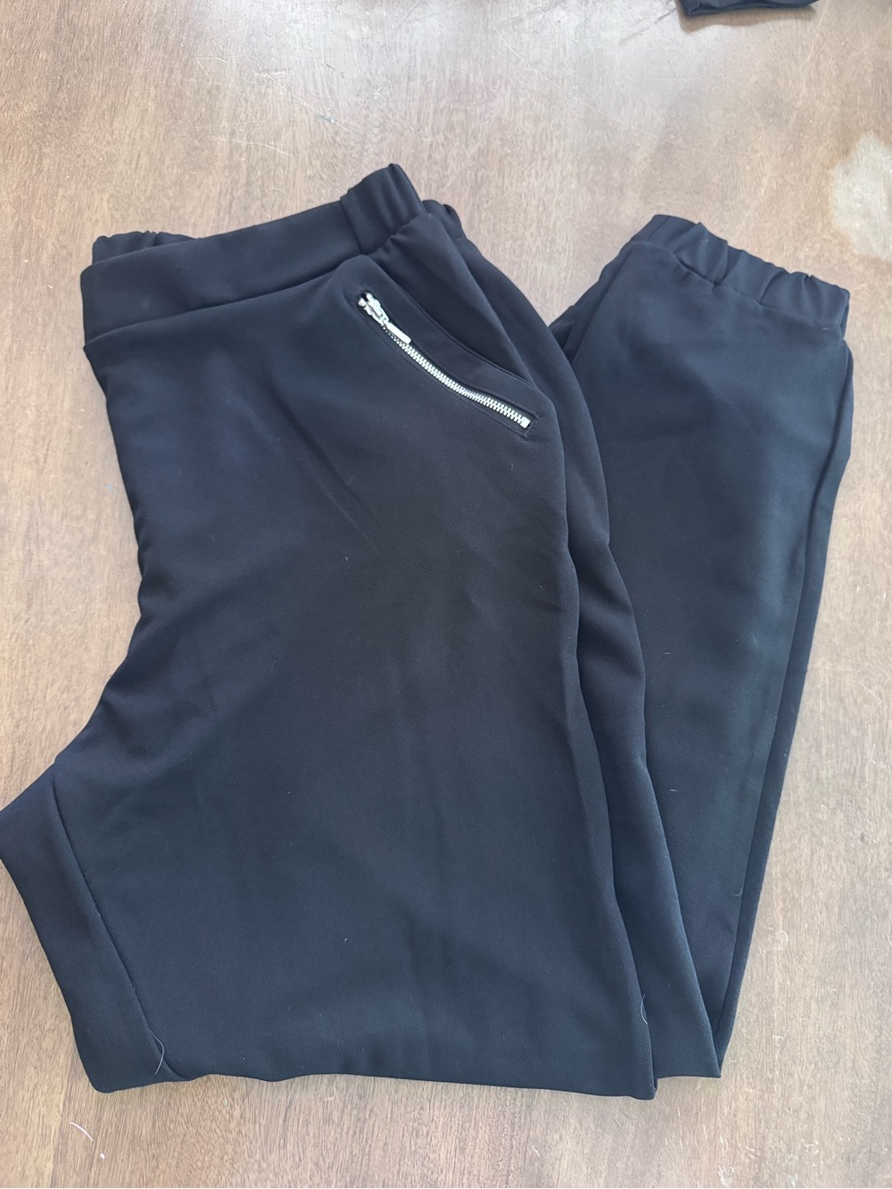 Maurices Black Elastic Waist & Ankle Pull On Women's Size OX Regular Joggers